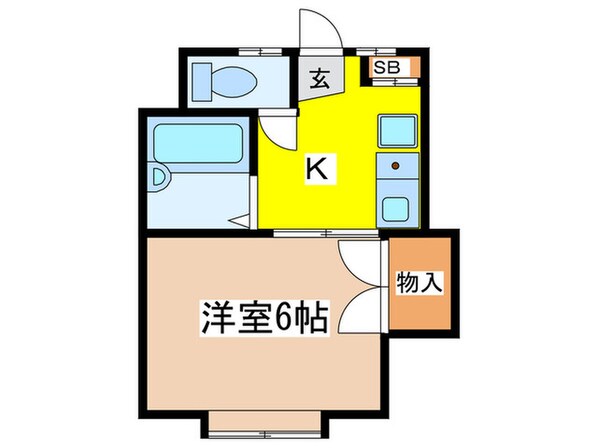 ロイヤルコ－ポの物件間取画像